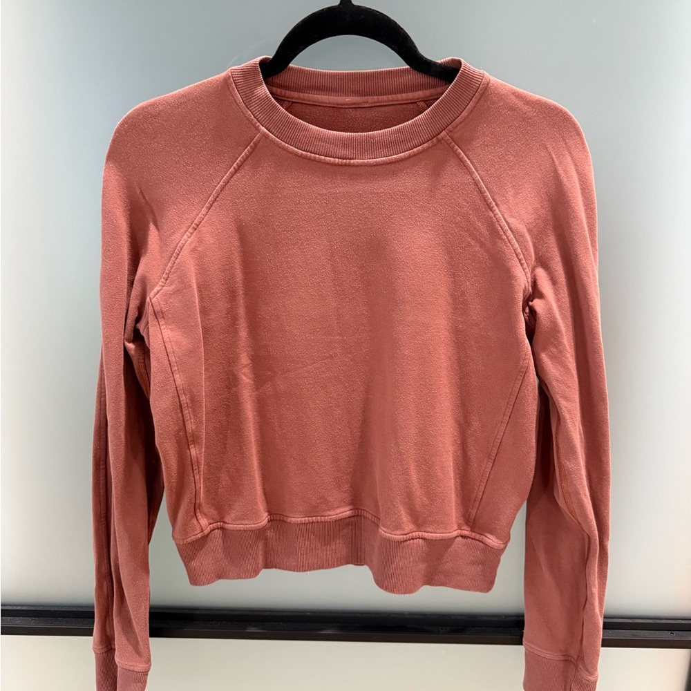 lululemon athletica Clay Red Sweatshirt
